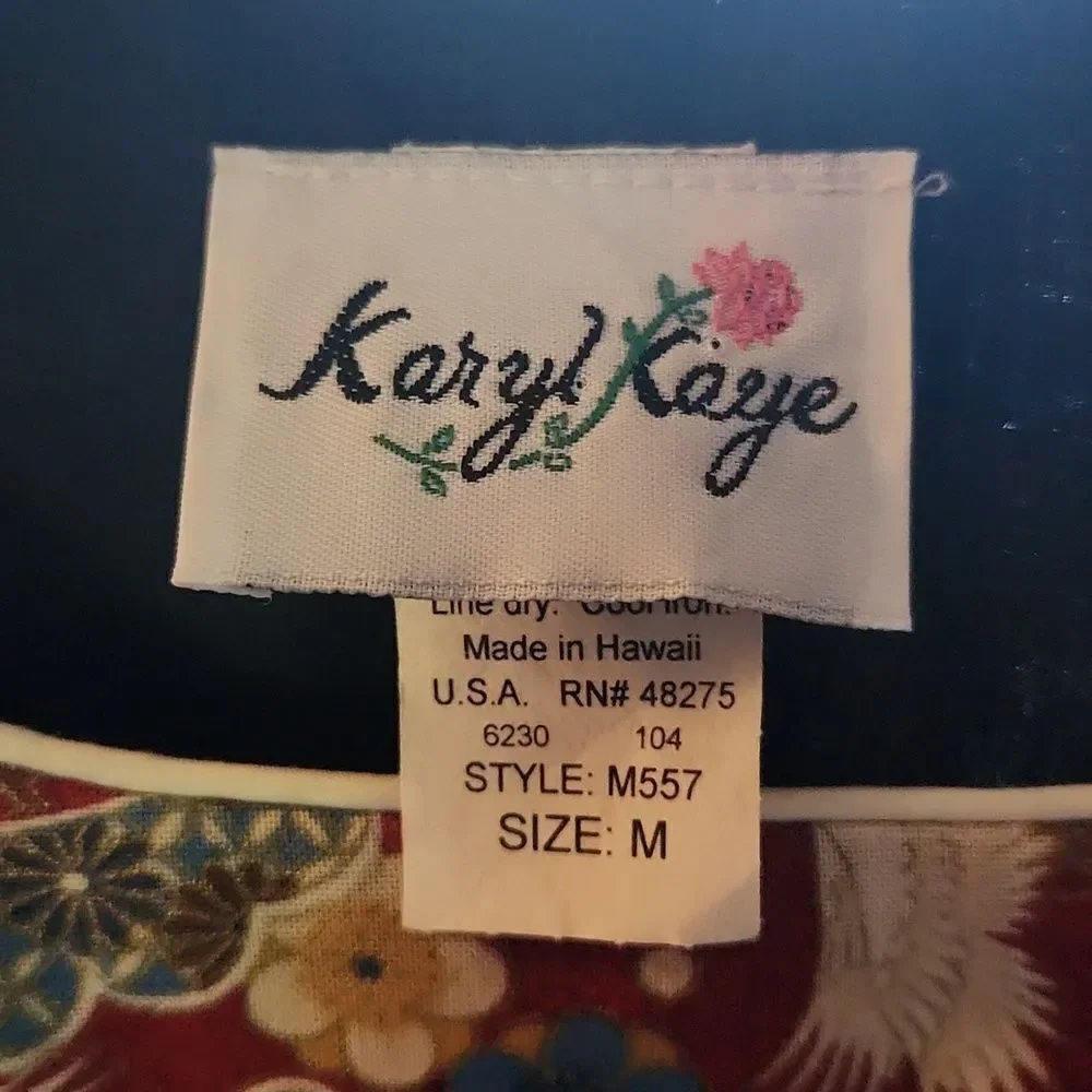Vintage Karyl Kaye Muumuu Dress M